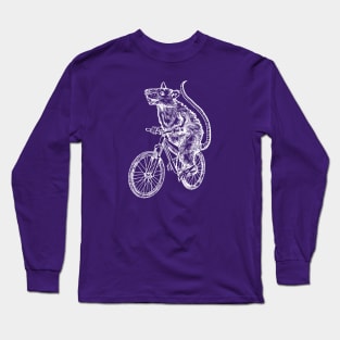 SEEMBO Rat Cycling Bicycle Cyclist Riding Bicycling Bike Long Sleeve T-Shirt